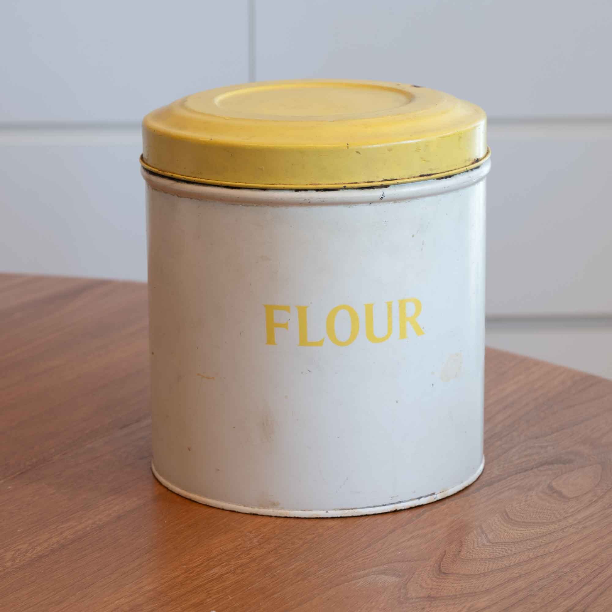 英国　Tala （タラ）社製  FLOUR （小麦粉）缶