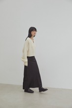 DU240505 satin straight flare skirt【Re Stock】【残り僅か】