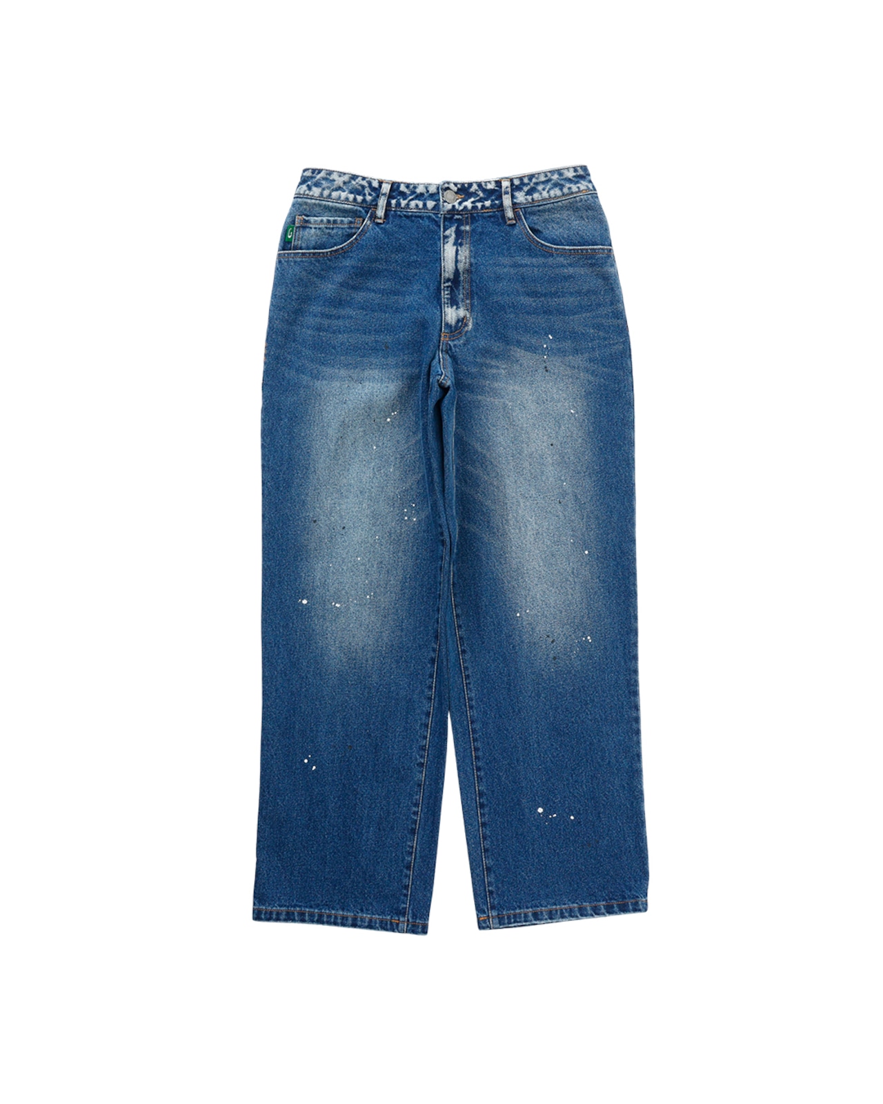【#Re:room】VINTAGE PAINT WIDE DENIM PANTS［REP309］