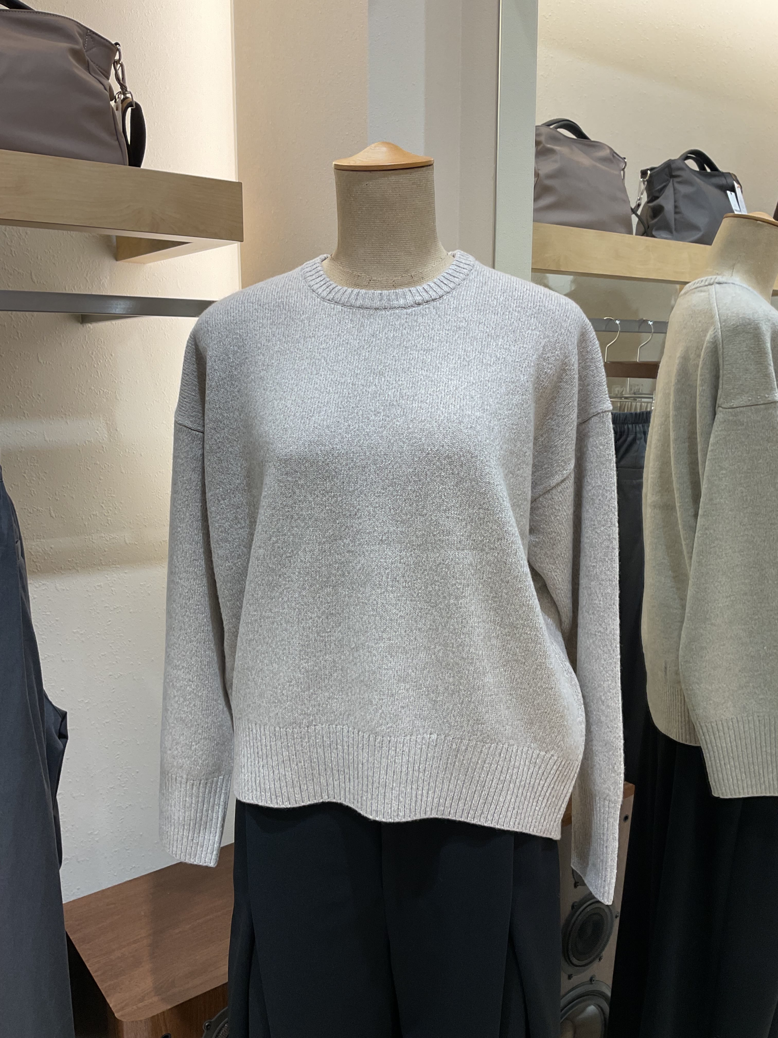 TOMORROW LAND】MACPHEE NZ LAMBS クルーネックプルオーバー S(9号