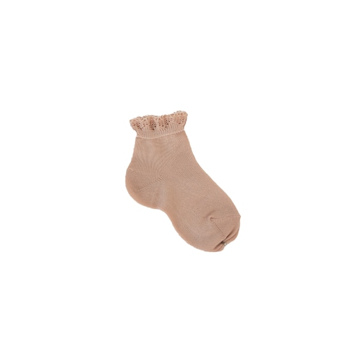 condor(コンドル) / Short socks with openwork cuff / 544(Rosa empolvado) / 4,6size