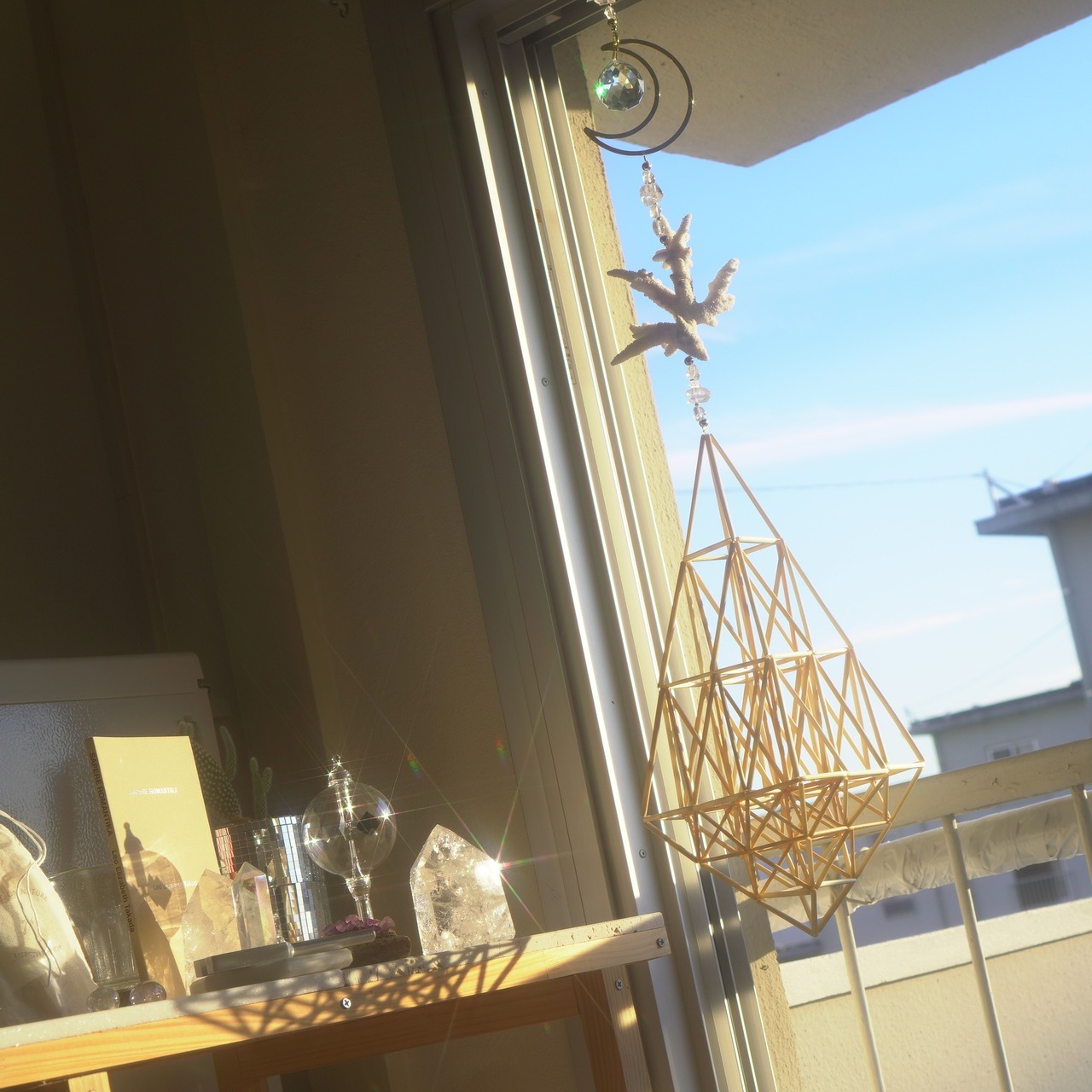 海の光のヒンメリ - L - ✧ Moon / Ocean Origin Light