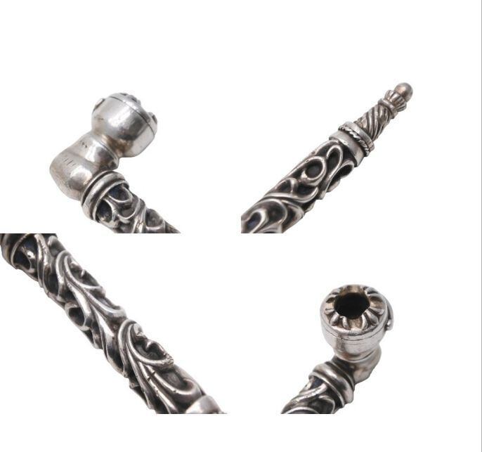 CHROME HEARTS クロムハーツ フィリグリーシルバーパイプ喫煙具 キセル