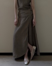 本革フラット編み込み透かし彫りローマンシューズ