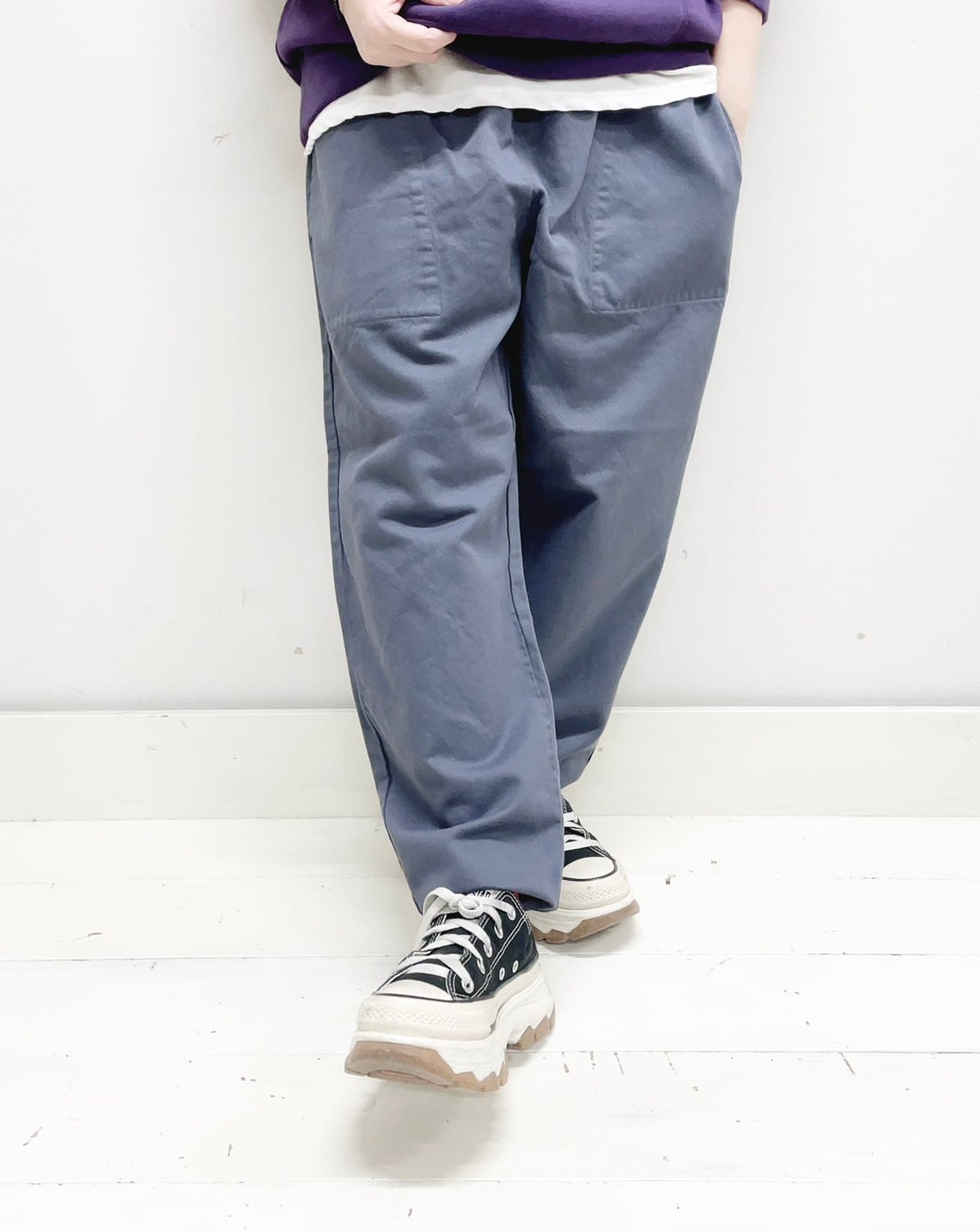 (古着)00s ワイドリネンパンツ イージー cityboy 30％OFF】ROCOCO（ロココ） ヴィンテージリネン ワイドタック