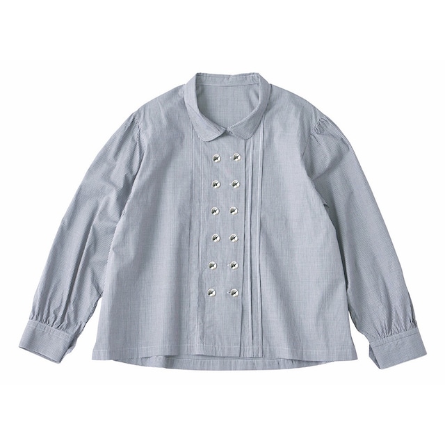 NEW GINGHAM LADIES' DOUBLE SHIRT JACKET