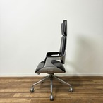 Interstuhl SILVER インタースツール シルバー オフィスチェア デザイナーズ家具 Cassina ixc. 本革 ブラック系【中古】【250サイズ】