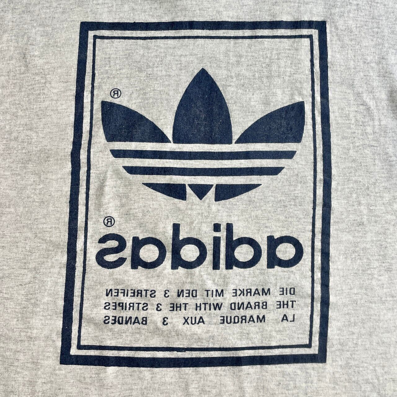 90年代 USA製 adidas アディダス ビッグロゴ トレフォイルロゴ ...