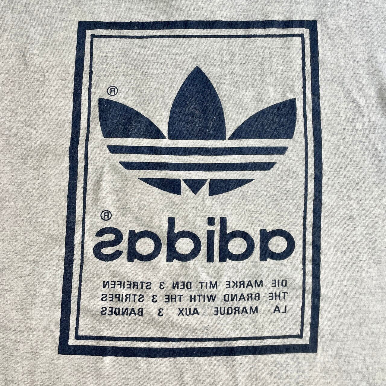90年代 USA製 adidas アディダス ビッグロゴ トレフォイルロゴ 