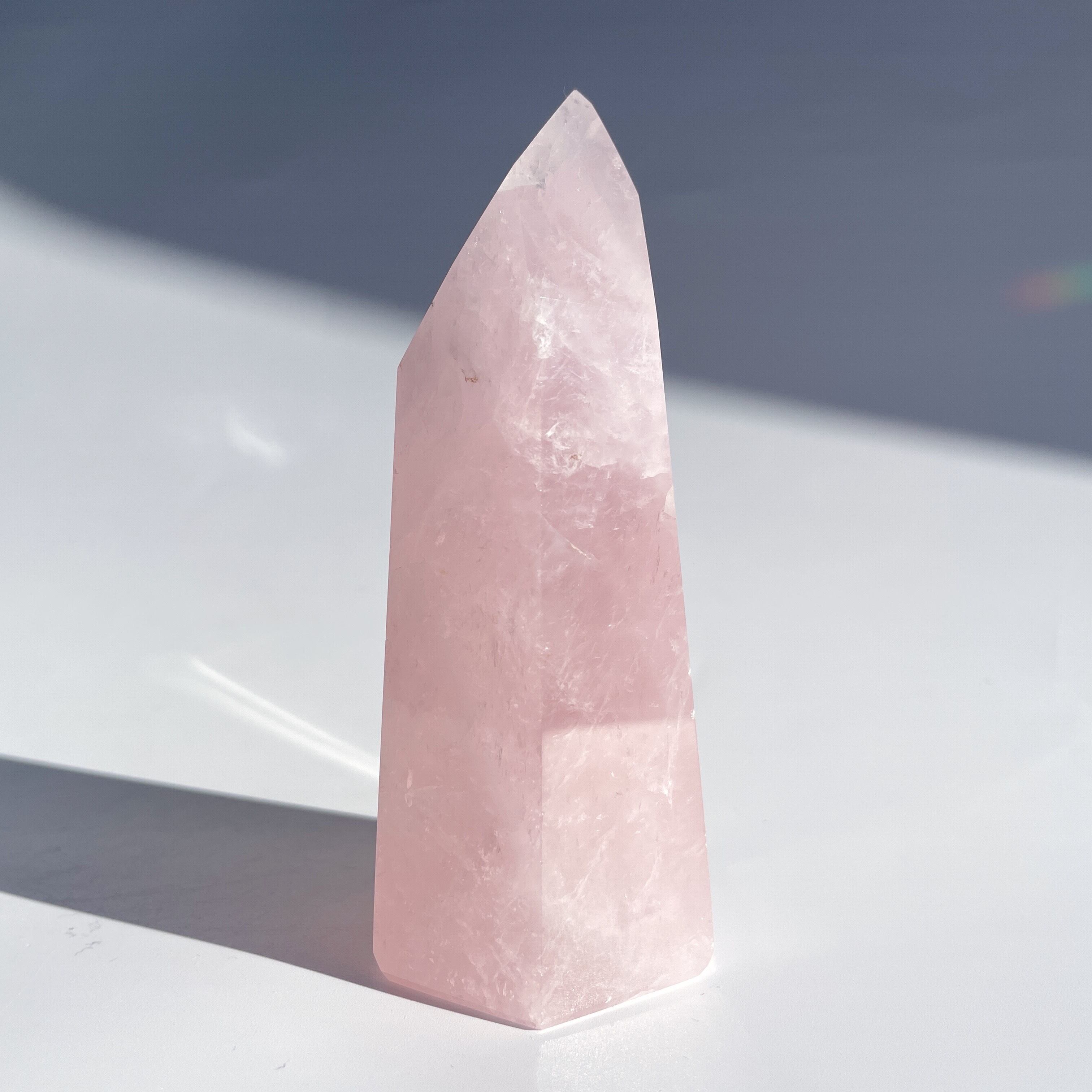 ローズクォーツタワー18◇Rose Quartz Tower◇天然石・パワーストーン