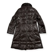 UNDICI NOVE ウンディッチ ノーベ 羊革 本革 レザー ダウンコート サイズ 40 /ダークブラウン/レディース