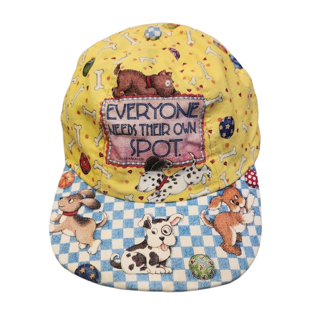 MARY ENGELBERT DOGGIE PRINTED STRAP CAP【DW596】