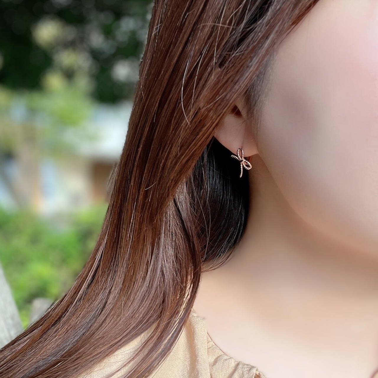 【片耳】Coil Ribbon Pierce