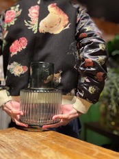 【枝物対応！】手が入るので洗いやすくてオシャレな活けやす花瓶。