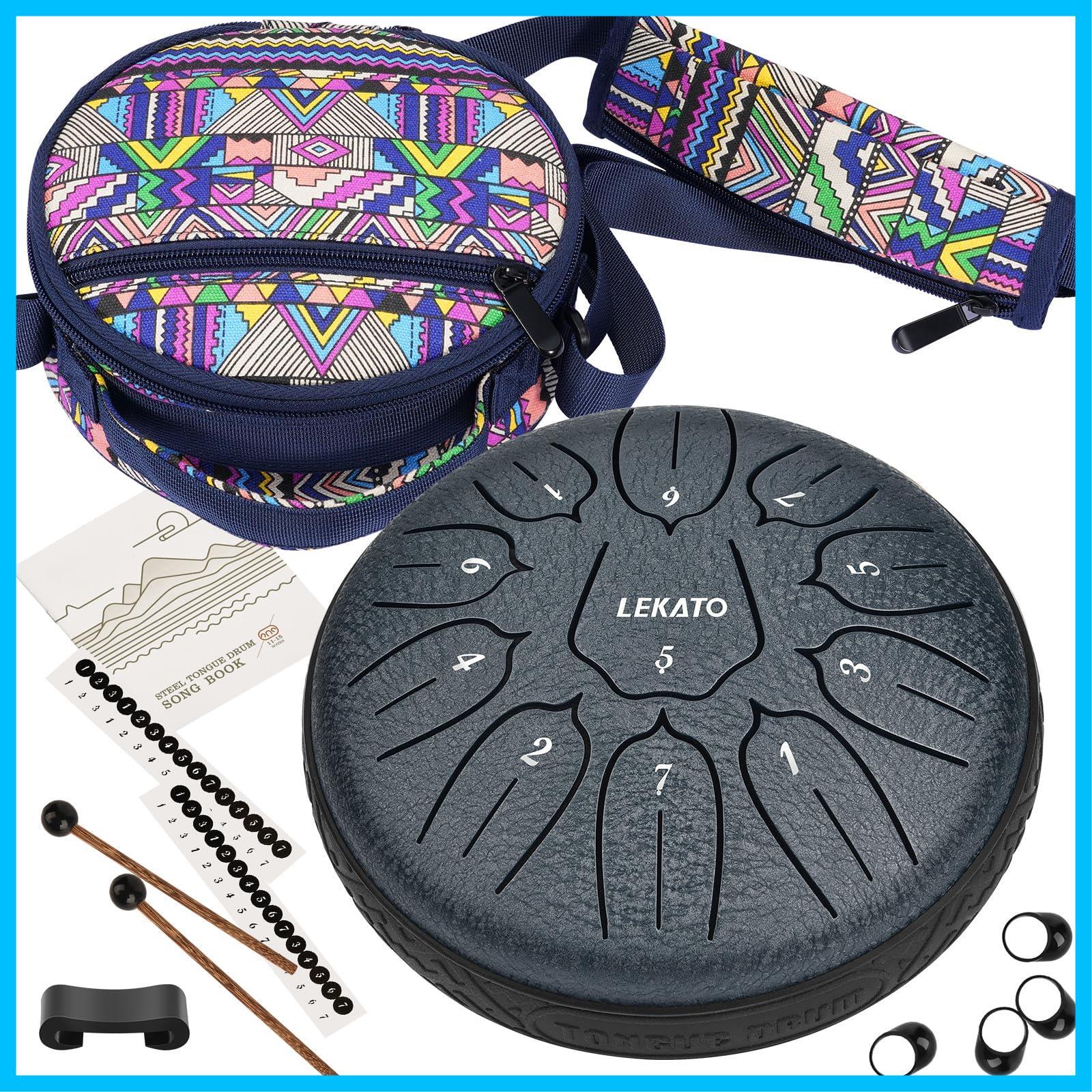 タングドラム スリットドラム 11音 6インチ 収納バッグ付き 楽器