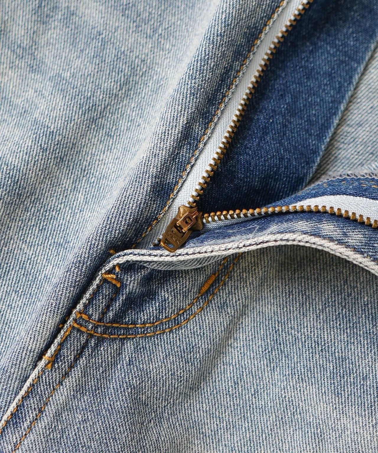 【#Re:room】VINTAGE CRASH WIDE DENIM［REP205］