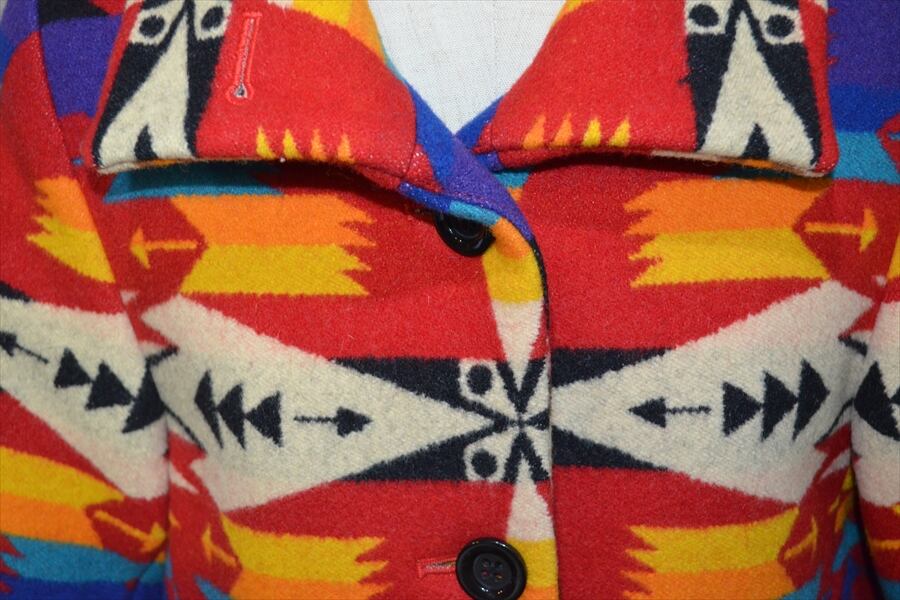 コ*ン様 Pendleton チマヨ柄 コート ペンドルトン PENDLETON オープニングセレモニー OPENING CEREMONY