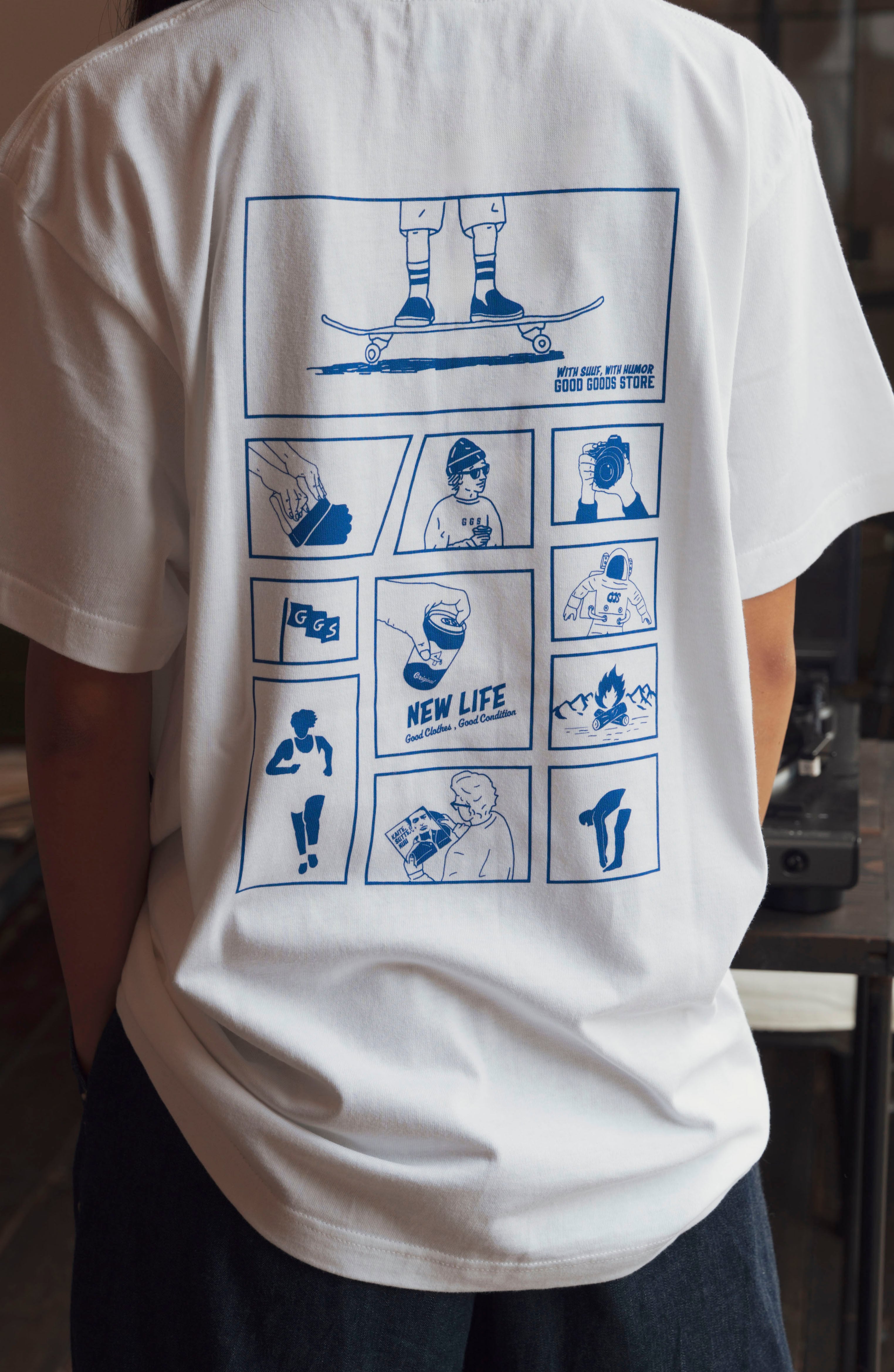 NEW LIFE/T-shirt | 四々舎/GOOD GOODS STORE