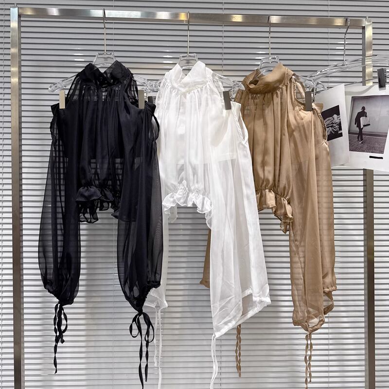 【tops】オープンショルダーシフォントップス Q8102