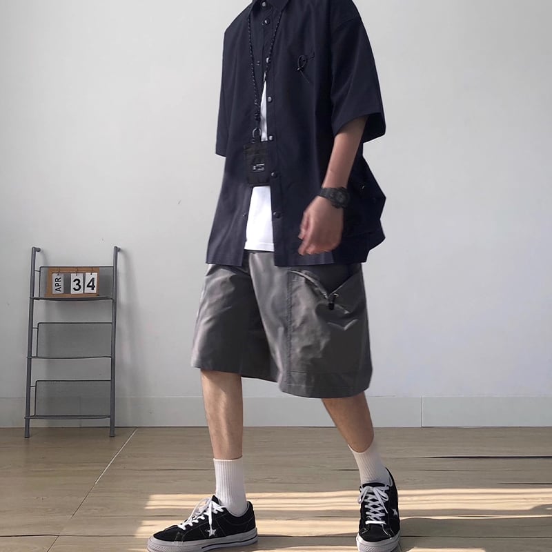 s*y様 bohemian seoul EMBO LEATHER SHORTS