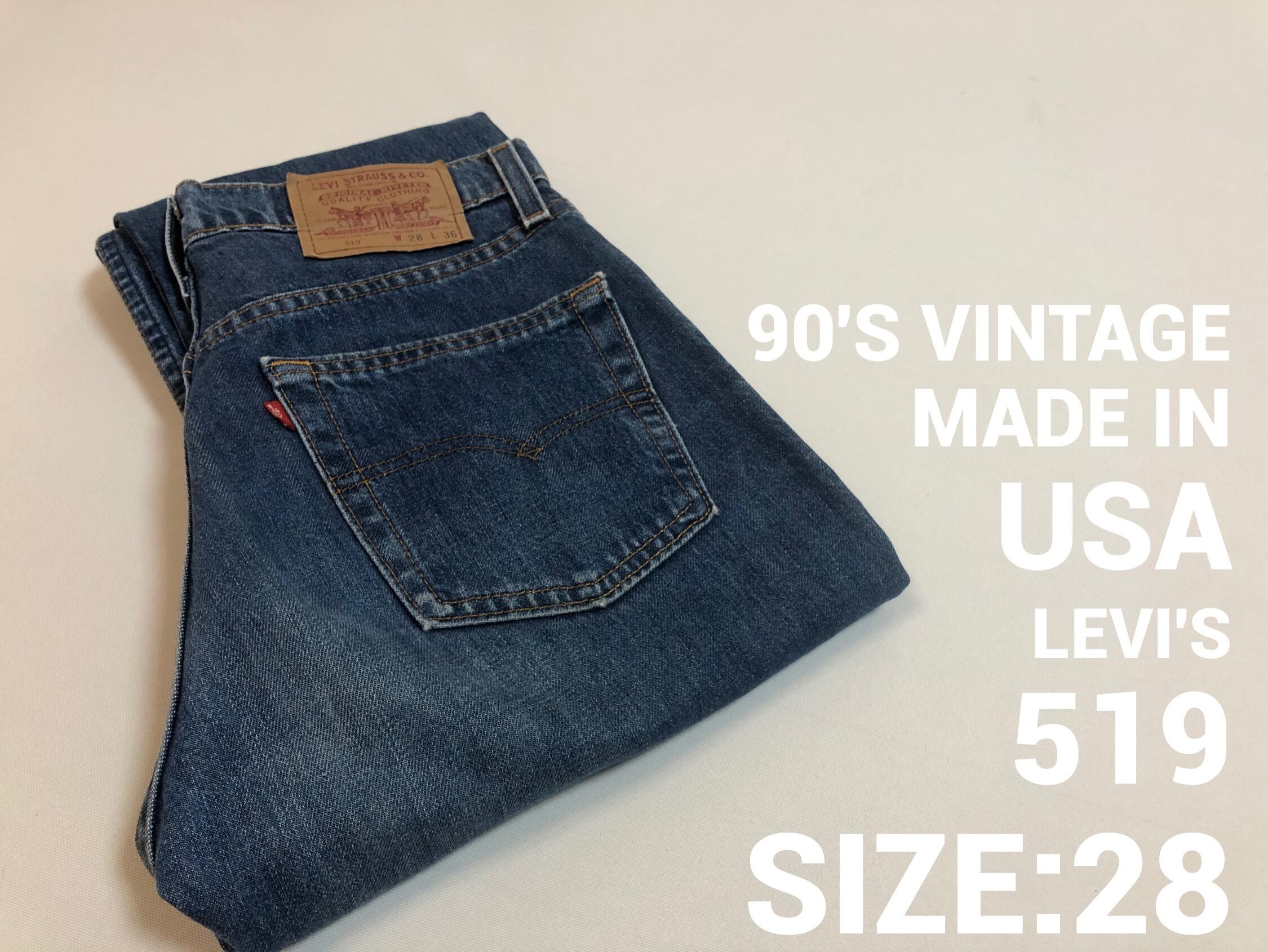 90's made in USA LEVI'S リーバイス 519 335 | ＳＥＣＯＮＤ HAND RED