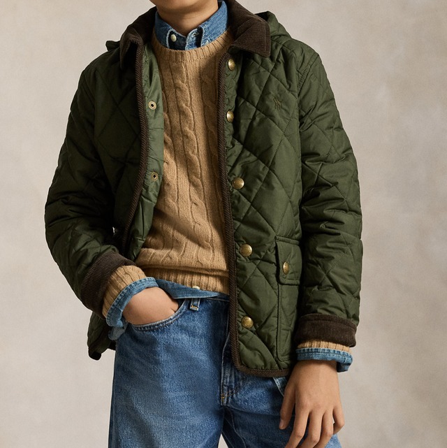 2-7T 【予約販売】 POLO RALPH LAUREN キッズ キルティング　ジャケット