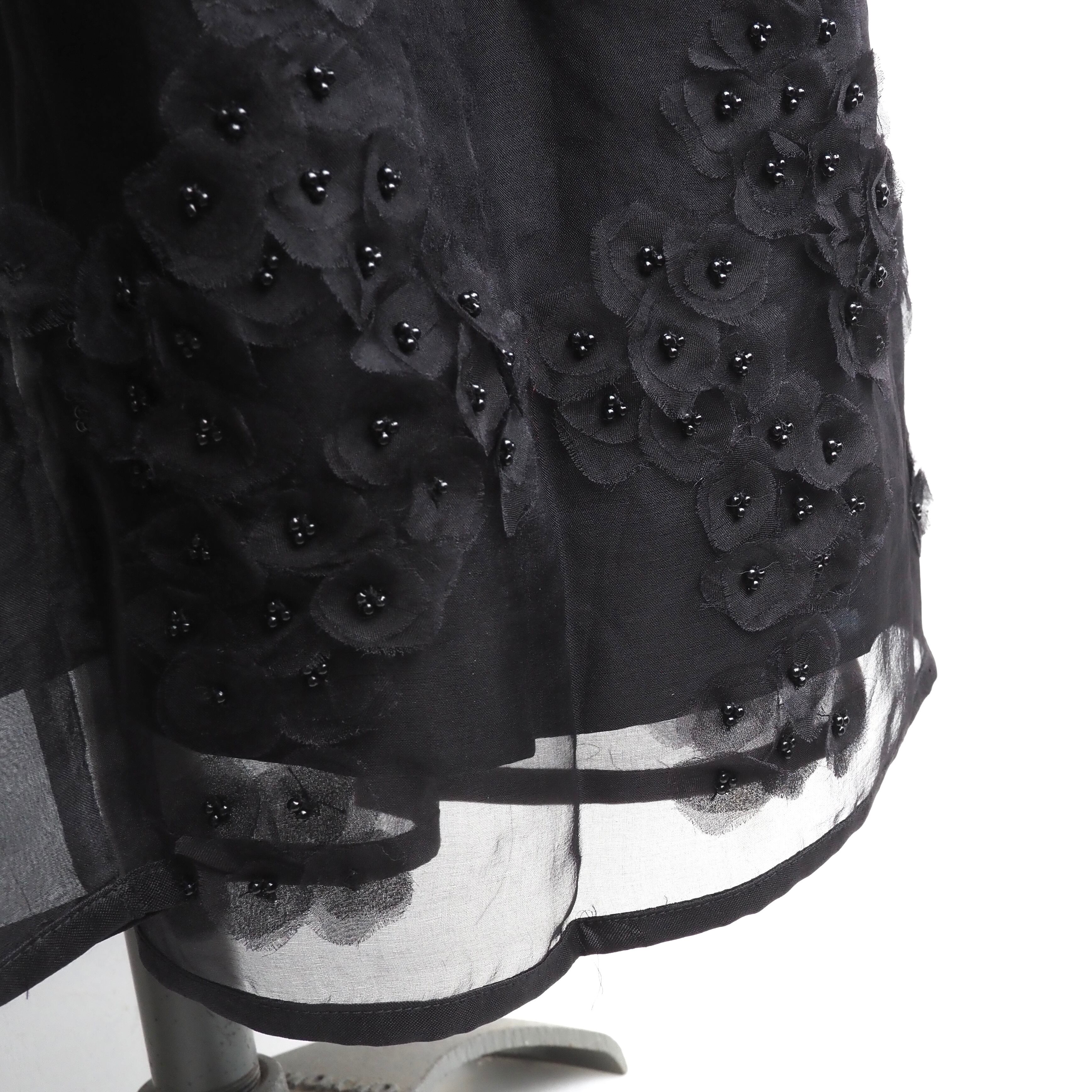 BUNON/Flower Layered Silk pants/シルクパンツ