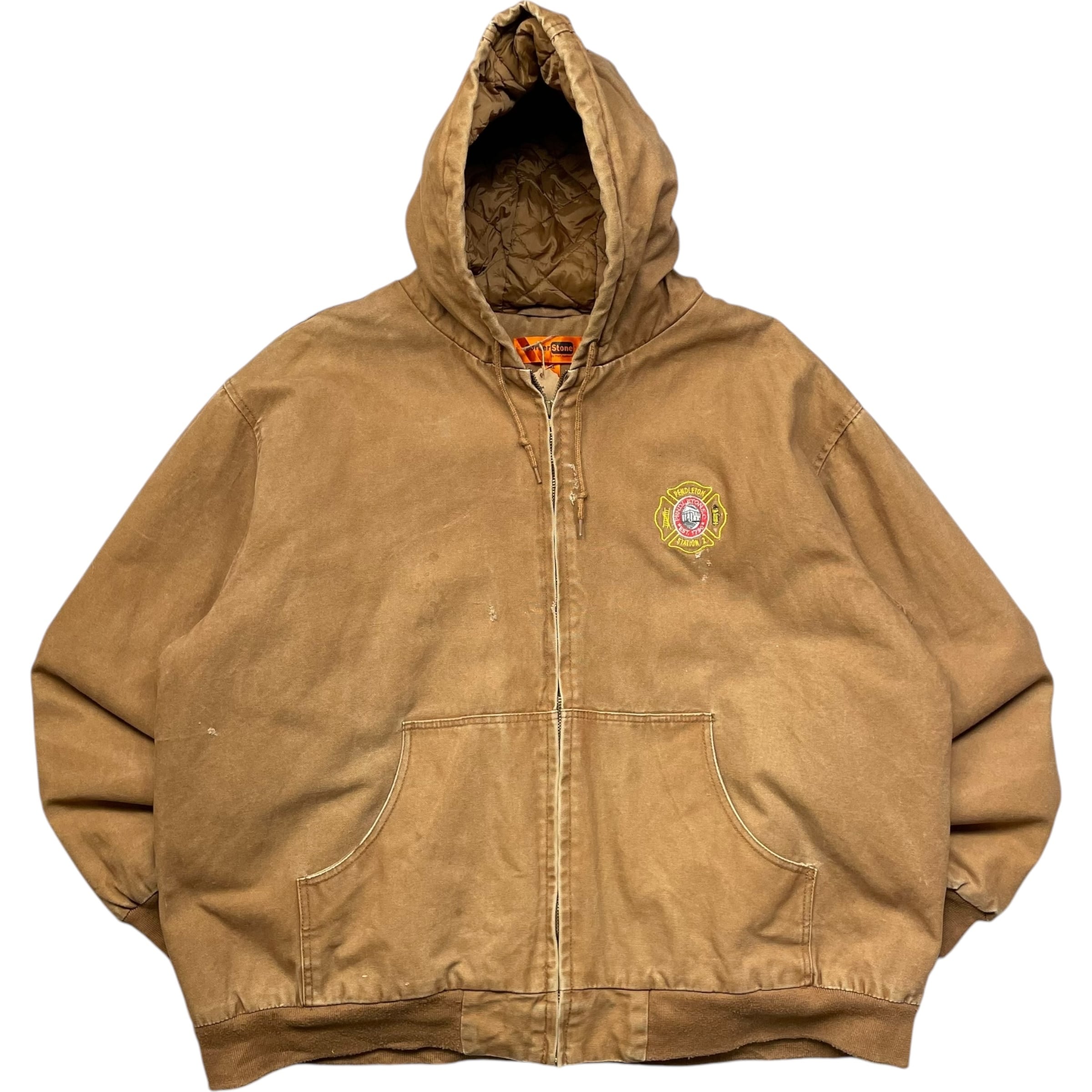 《3XL》CornerStone ダックジャケット アクティブジャケット 刺繍ロゴ 裏キルティング no.5747