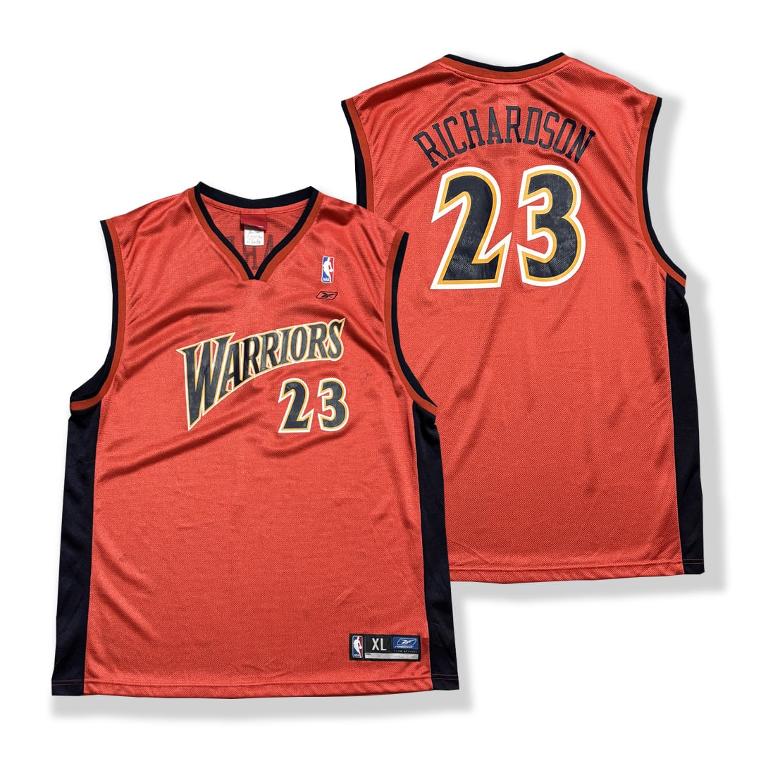 Jason Richardson 【Golden State Warriors】 Game Shirt. Reebok