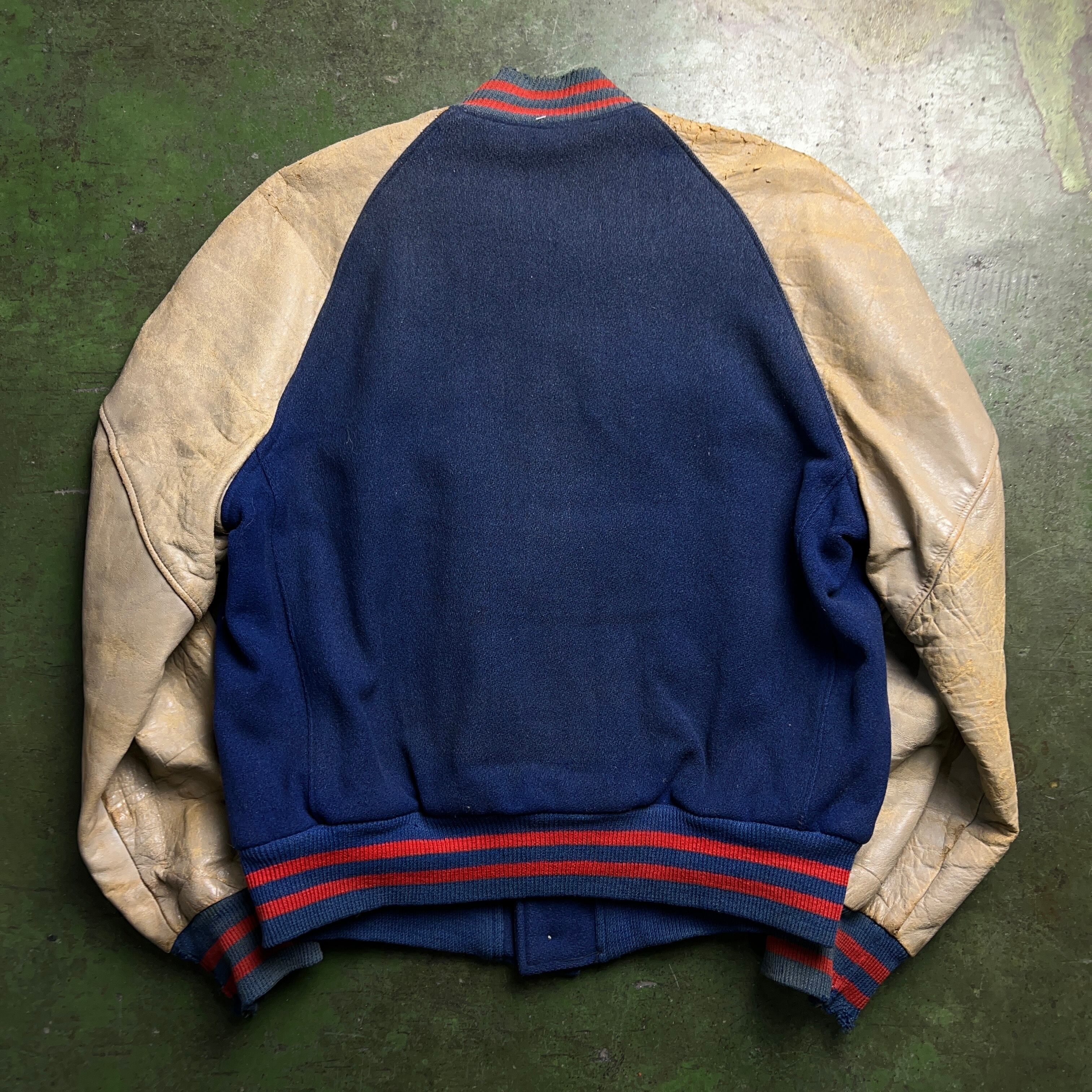 40's LOWE&CAMPBELL Button Stadium Jacket 40年代 ローアンド 40's LOWE&CAMPBELL Button Stadium Jacket 40年代 ローアンド