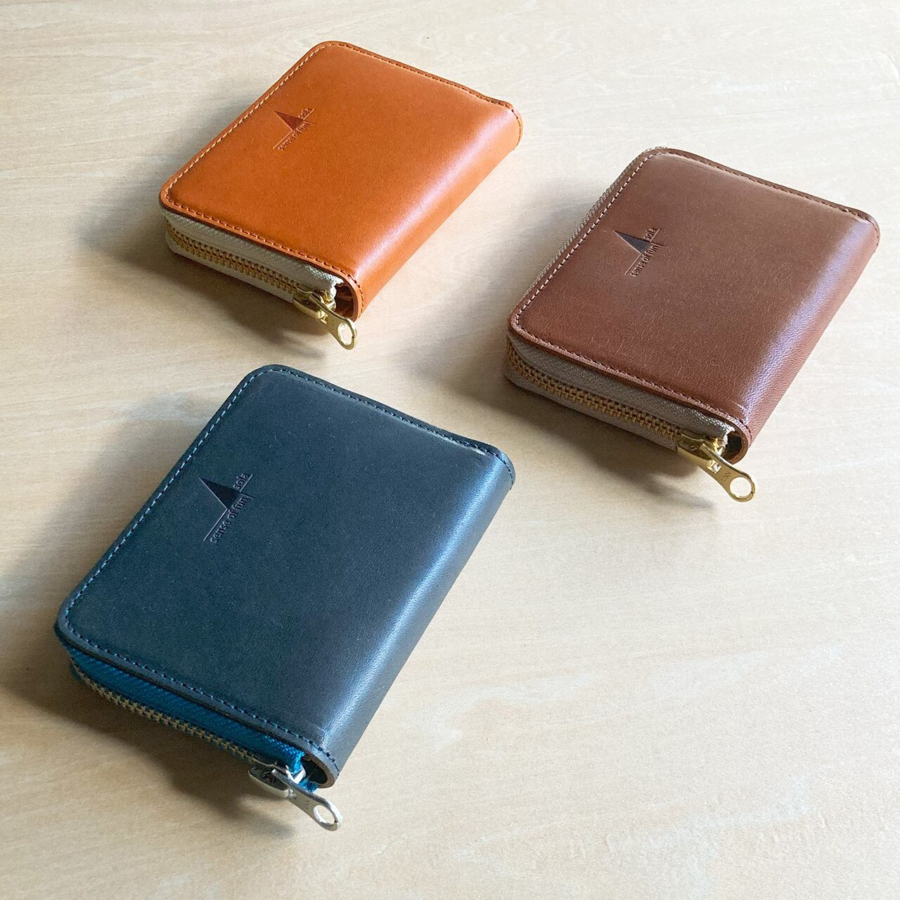 ラウンドジップ ミニ財布（栃木レザー）日本製 SPW-007-1 | sense of