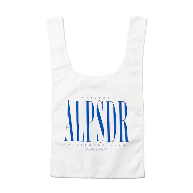 ALPSDR LARGE ECO BAG / WHITE