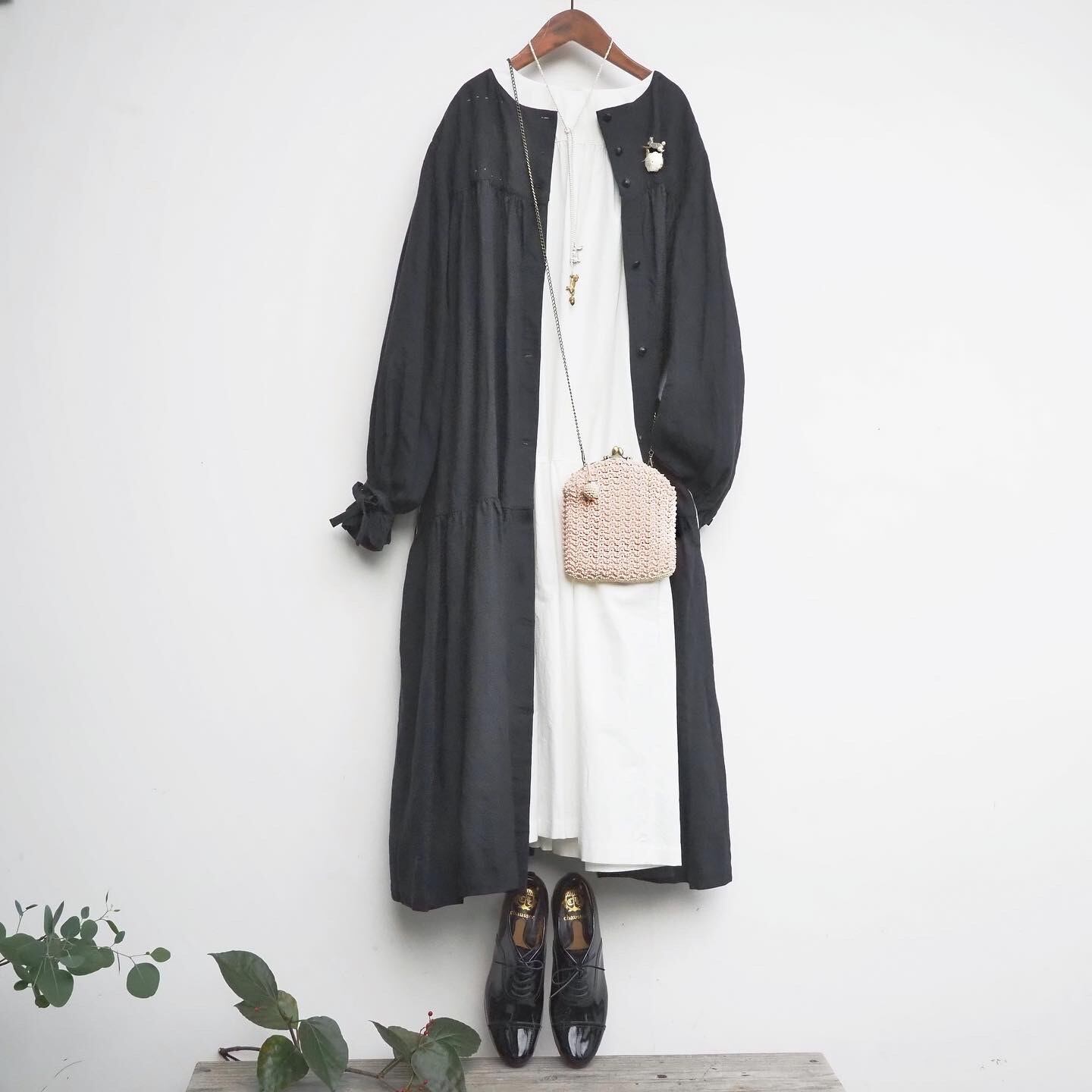the last flower of the afternoon :/かげとひかりのtiered dress | ならまちミレー powered by BASE