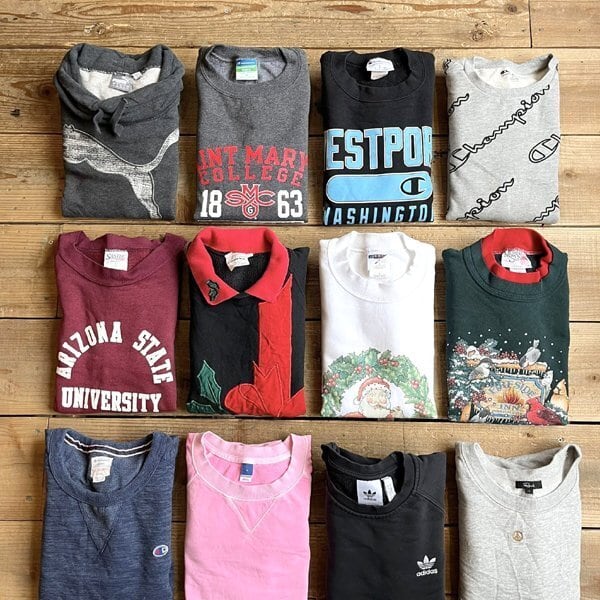 g*y様 US古着 スウェット 30着 まとめ売り　90s USA製含む アソー 1点物◇USA製ビンテージ80sアリゾナ州立大学スウェット古着メンズXXL