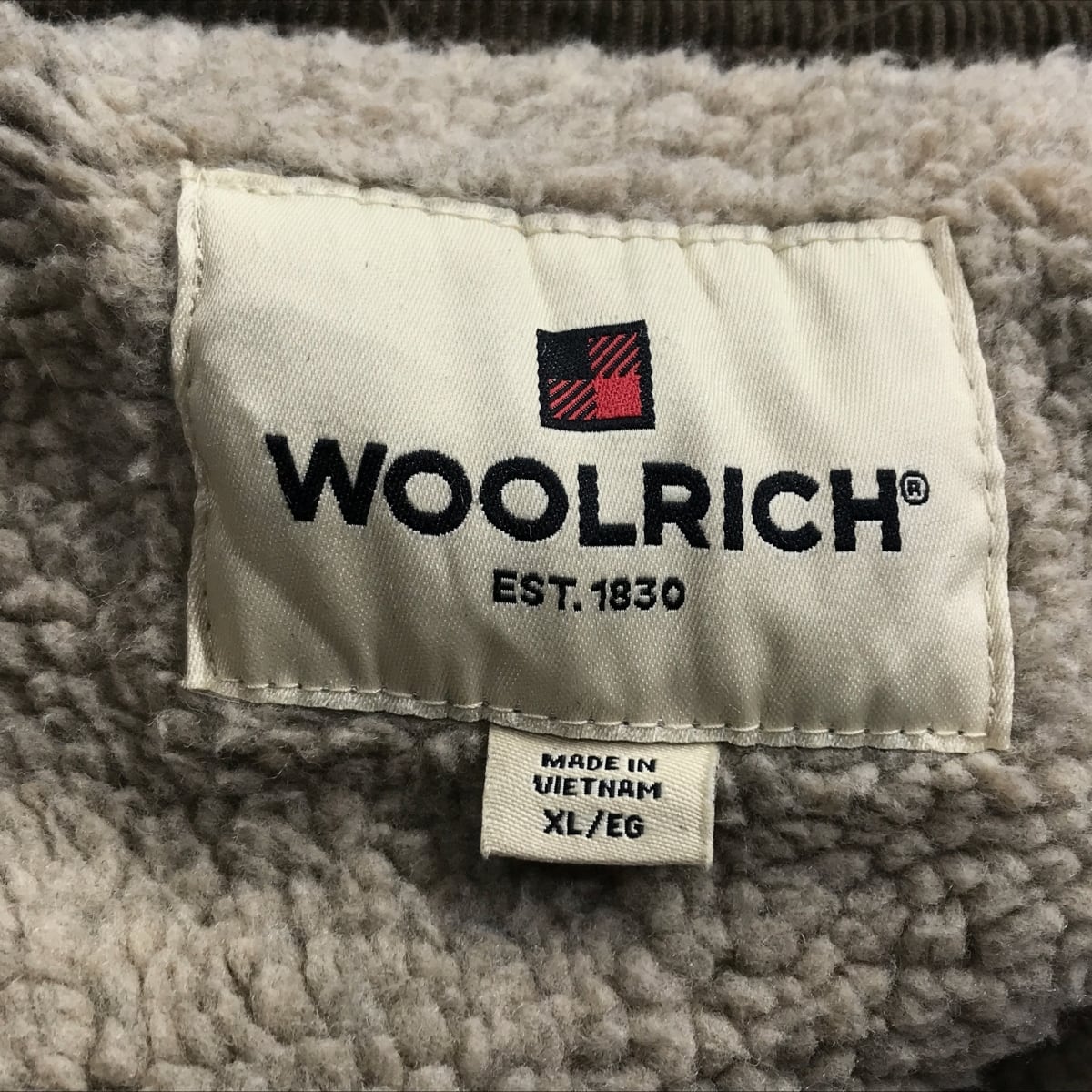 WOOLRICH ウールリッチ ダック地 襟コーデュロイ 裏ボア ワーク