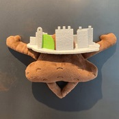 軍艦島のガンショーくん　磁石でくっつく抱っこぬいぐるみ