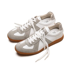 German Trainer White Gray Sneakers / ジャーマン トレーナー ホワイト グレー スニーカー