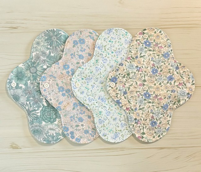 22cm ワッフル オーガニック 布ナプキン 防水仕様 4枚セット 普通の日用 265