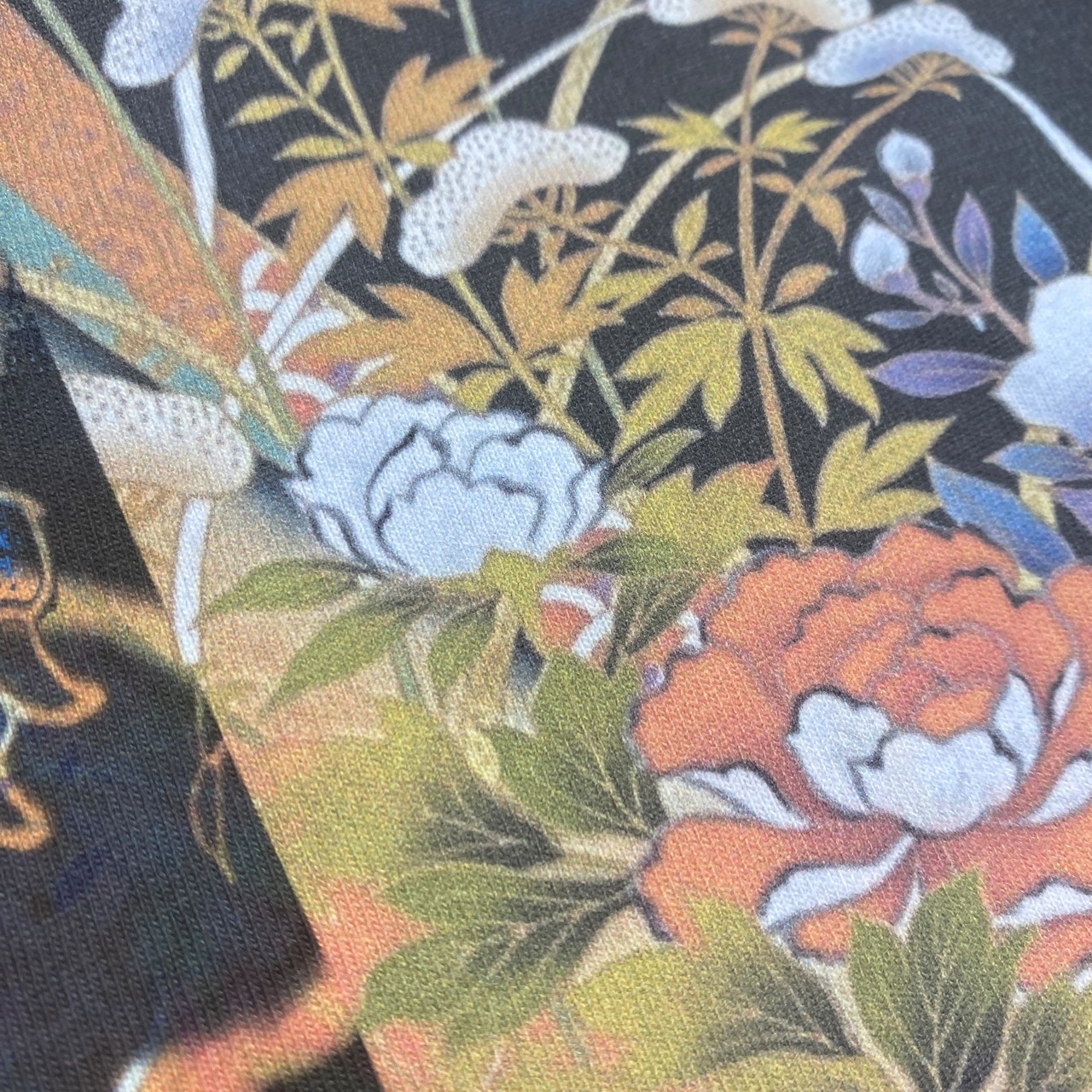 【tshirts259】Lsize  KIMONO PRINT T-SHIRTS