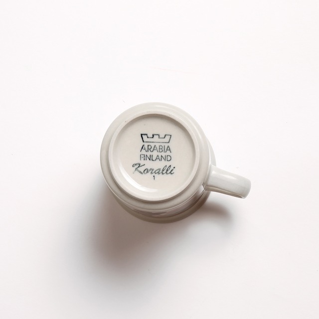 ARABIA アラビア Koralli コラーリ コーヒーカップ＆ソーサー、プレート 3点セット - 1 北欧ヴィンテージ