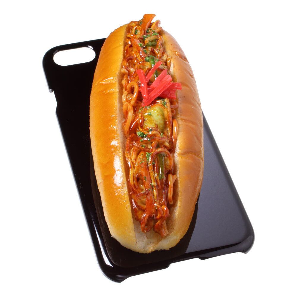8000]食品サンプル屋さんのスマホケース（iPhoneSE (第2世代)：焼きそばパン）【メール便不可】 | アトリエクック