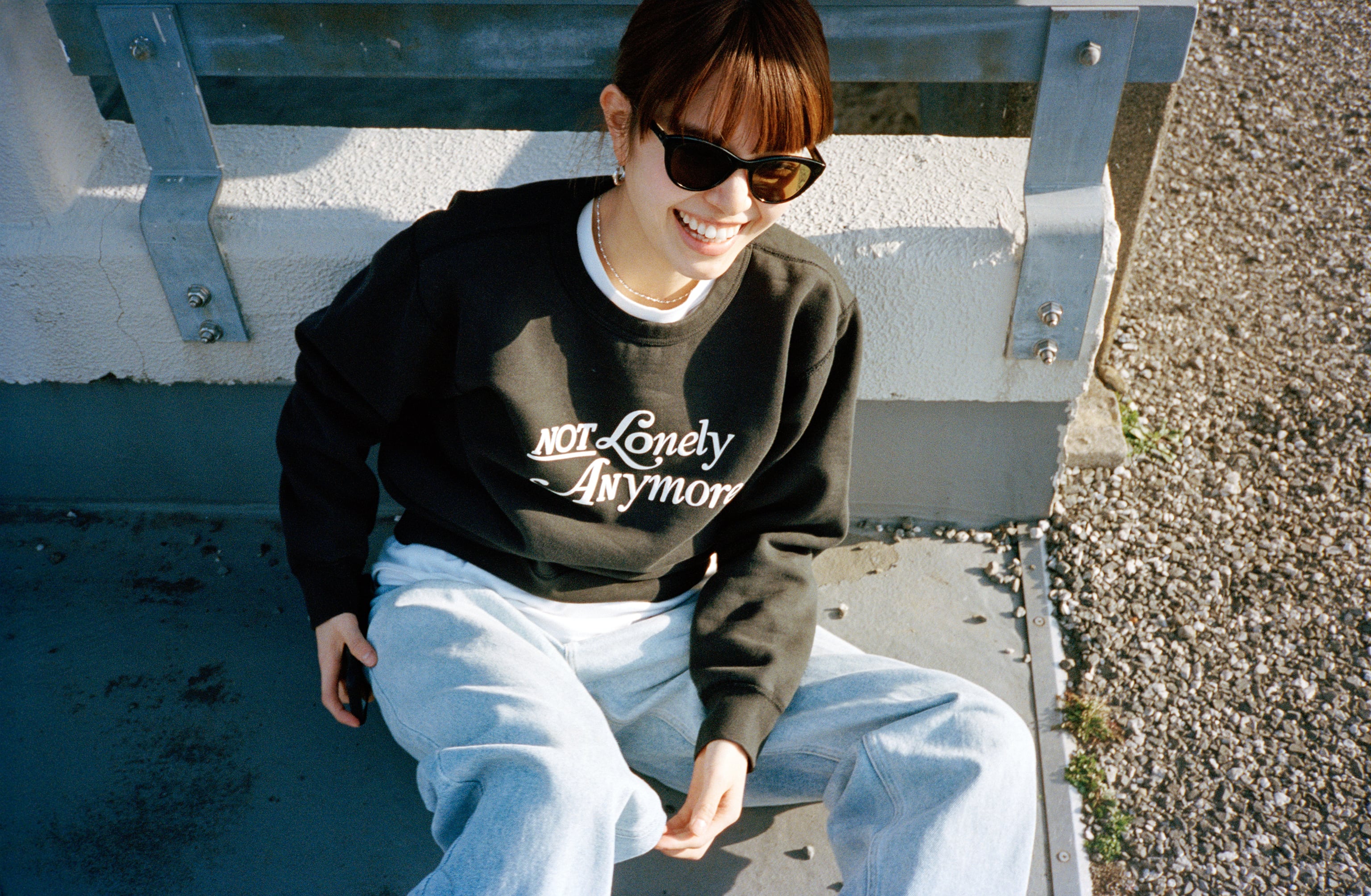 not lonley スウェット Not lonely Anymore スウェット サイズ1 Not