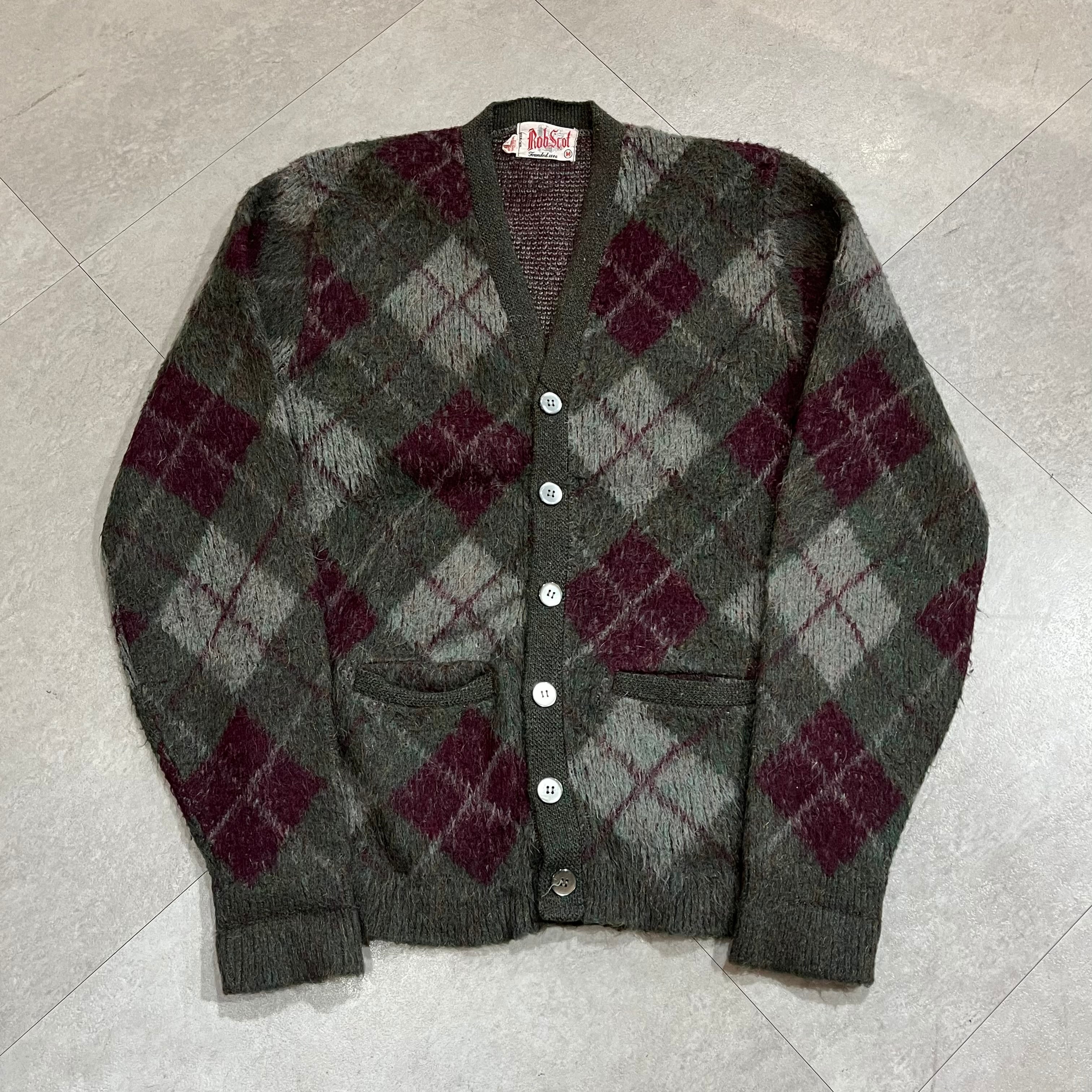 vintage mohair cardigan モヘア カーディガン