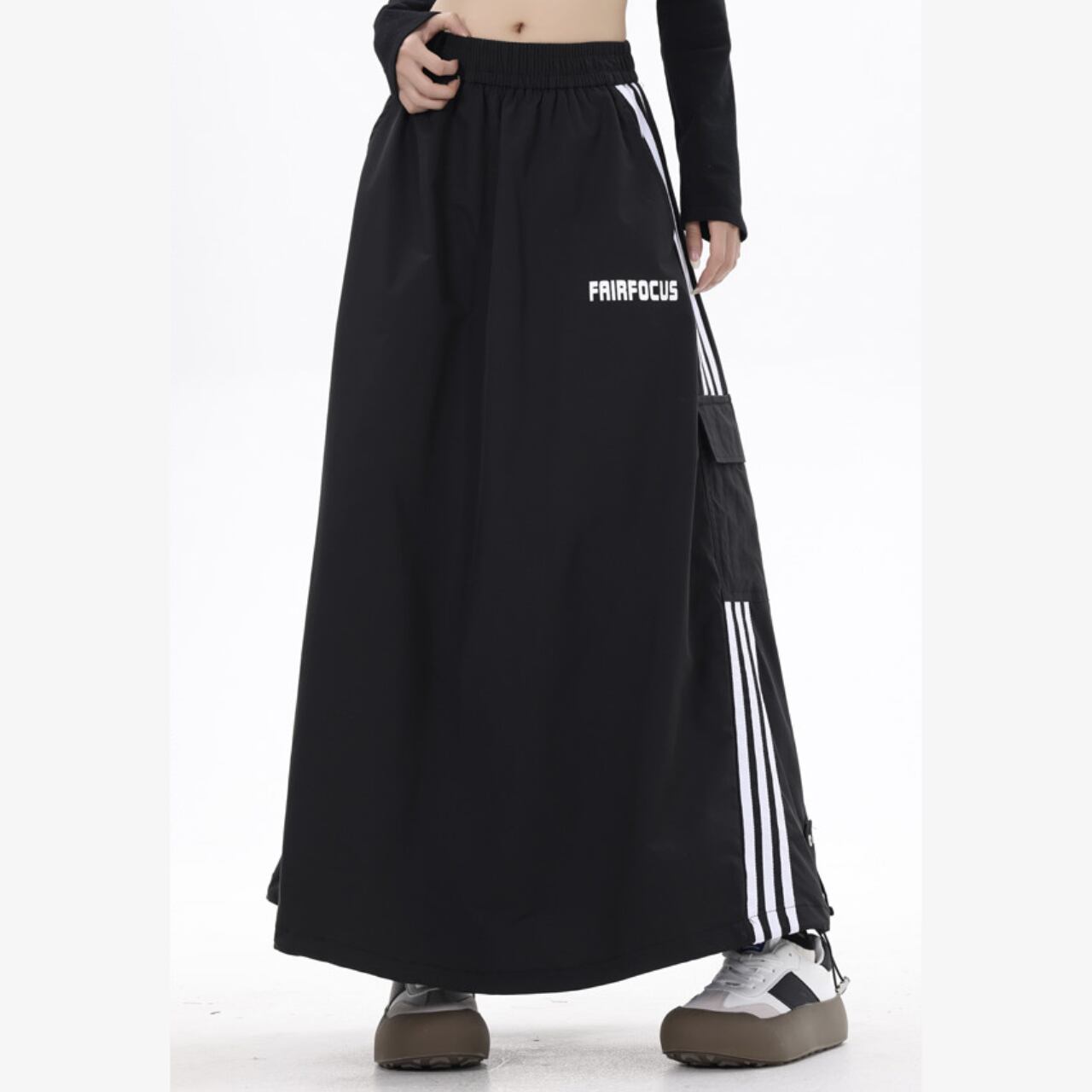 ジャージデザインスカート　1197