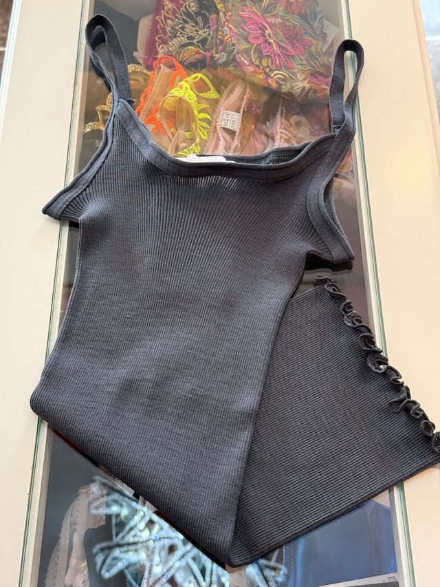 オスカリート　ウールシルク　キャミソール　ストーム　２サイズ