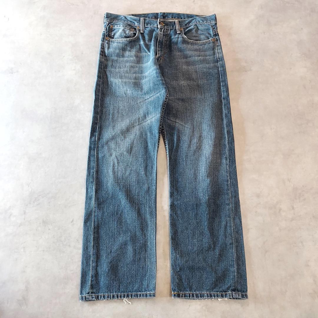 リーバイス569 Levis W33 ブルーデニム 青 ヒゲ 縦落ち 15235