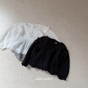 韓国子供服 / mimimarket / 26Autumn / ショルダーフリルブラウス / 秋服 *S~L *