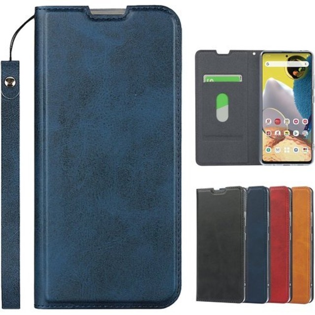 Pelanty for Galaxy A51 5G 日本版 ケース SCG07 SC-54A 手帳型ケース Samsung Galaxy A51 5G 携帯カバー PUレザー スマホケース カード収納 スタンド機能 衝撃吸収 ストラップ付き マグネット式 サムスン ギャラクシーA51 5G sc54a ケース 全面保護カバー 軽量薄型 耐衝撃 ブルー 929