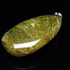 プラチナルチルクォーツ ペンダント 一点物 メール便可 [M便 1/20] 112-13234