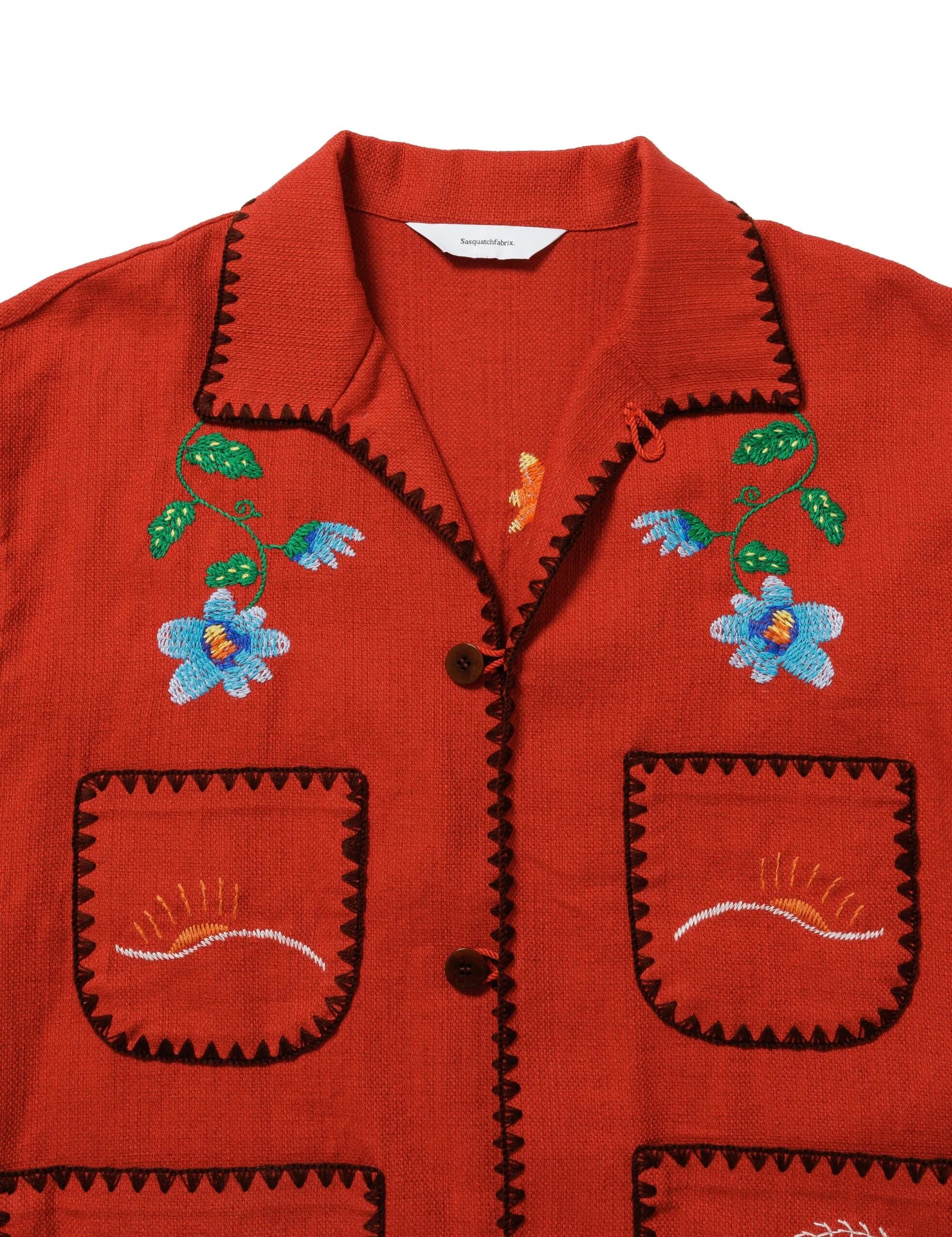 Sasquatchfabrix. / MEXICAN EMBROIDERY JACKET(RED) | THE MODERN AGE